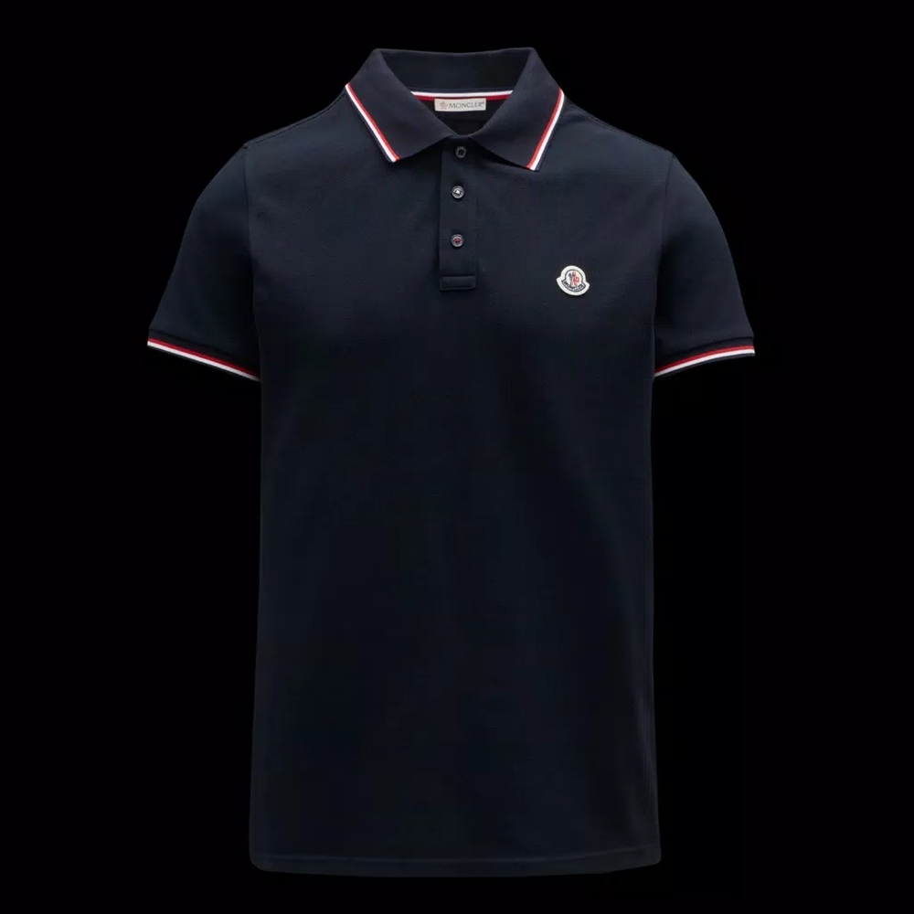 Moncler Men's Classic Tipped Polo Shirt